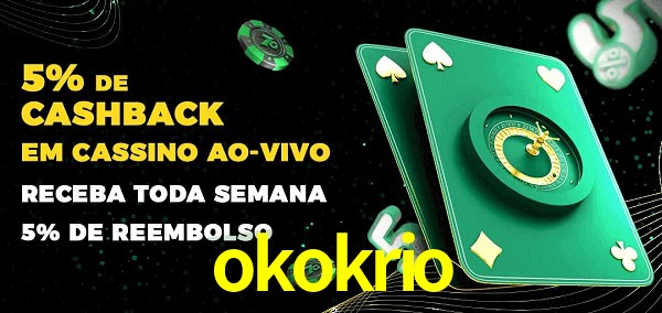 Promoções do cassino ao Vivo okokrio